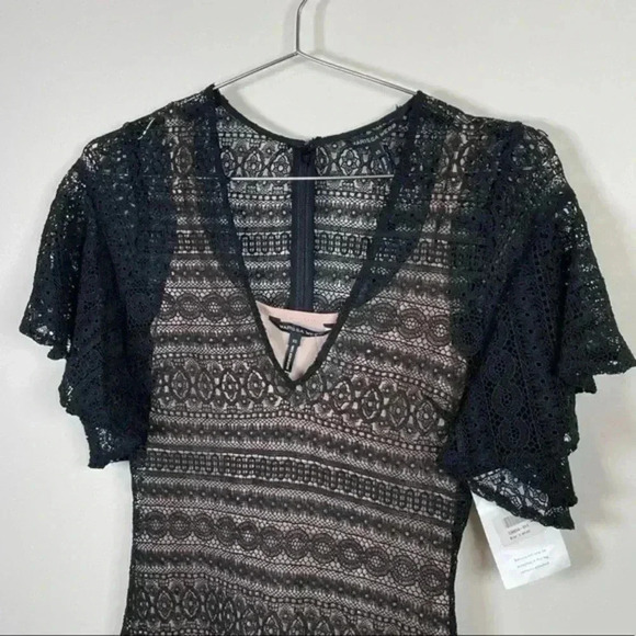 Marissa Webb Black Lace‎ Cybil Mini Dress - Picture 4 of 15